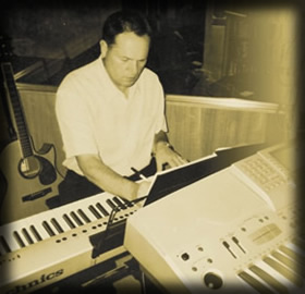 Des at work in his studio
